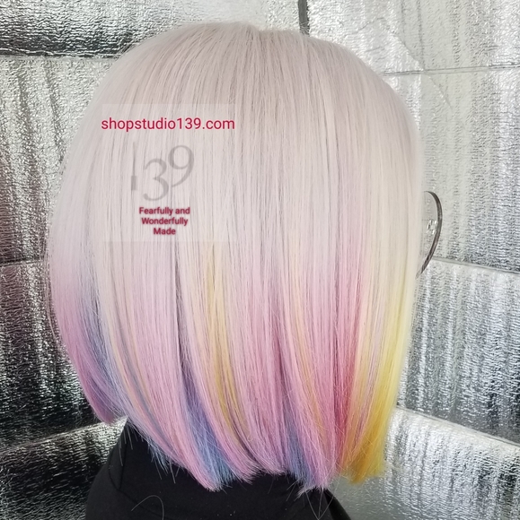 Human hair peekaboo Lace Front wig - Picture 2 of 5